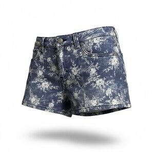 YMI Denim Shorts — Blue w/ White Designs - size 5